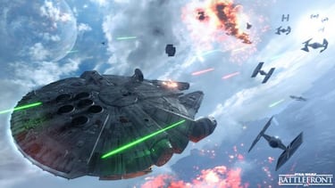 Star Wars Battlefront, reventando naves del imperio