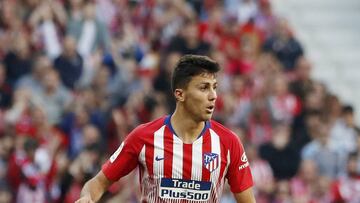 Rodrigo, con el Atlético.