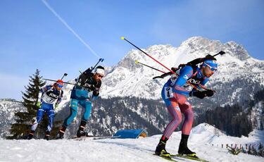 Fourcade storms off podium in doping protest