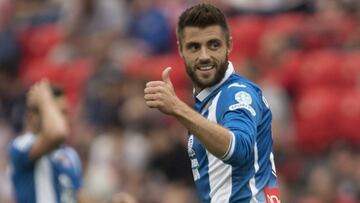 David López, jugador del Espanyol.