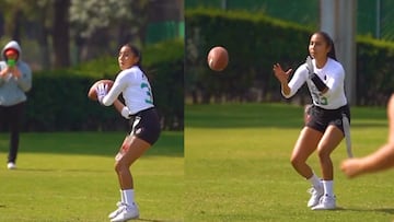 La increíble jugada captada en video de la mexicana estrella del flag football, Diana Flores