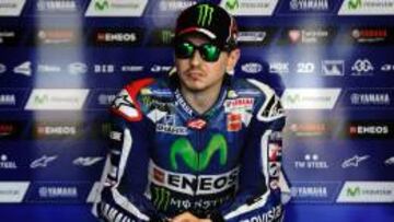 Jorge Lorenzo, en Jerez.