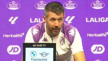 Pezzolano, en rueda de prensa.