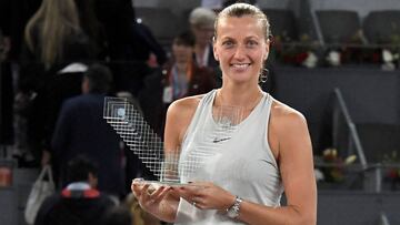 Kvitova, triplete en el décimo aniversario del torneo WTA