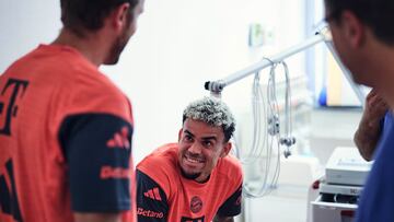 Así fue el primer día de Luis Díaz tras firmar su contrato con Bayern Múnich hasta junio de 2029.