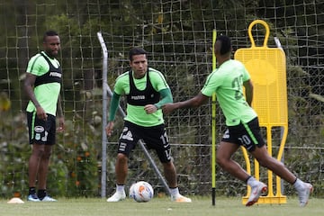 Atlético Nacional realizó su último entrenamiento antes de enfrentar a Leones en el partido de ida por las semifinales de la Copa Águila 2018.