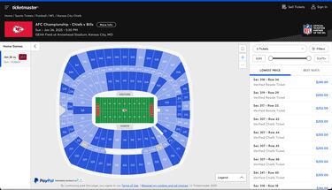 The NFL Conference Championship game which leads the way in terms of ticket demand 