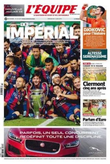 Portadas de la prensa deportiva