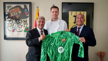 Las primeras palabras de Szczesny como jugador de Barcelona