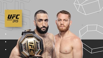 Cartel del combate entre Belal Muhammad y Jack della Maddalena.