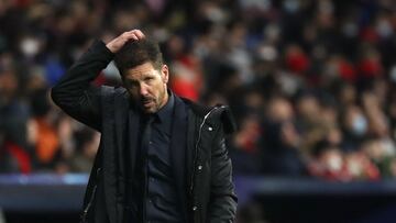 Soccer Football - Champions League - Group B - Atletico Madrid v AC Milan - Wanda Metropolitano, Madrid, Spain - November 24, 2021 Atletico Madrid coach Diego Simeone REUTERS/Susana Vera