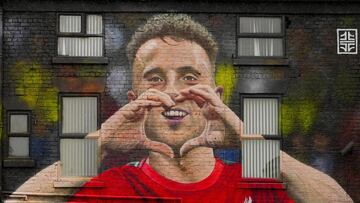 Mural en honor a Diogo Jota.