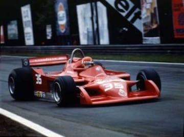 1979. Bruno Giacomelli con el Alfa Romeo 177.