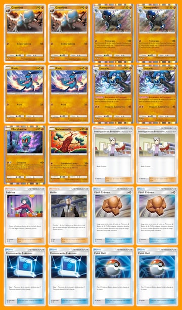 Pokmon TCG Pocket baraja Lucario rompedora