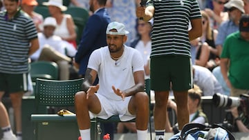 Y Kyrgios explot¨®: ¡°La del vestido... se ha tomado 700 tragos, hermano¡±
