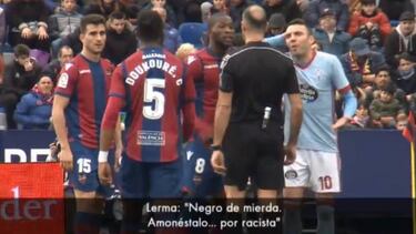 LaLiga investiga los supuestos insultos racistas de Aspas a Lerma