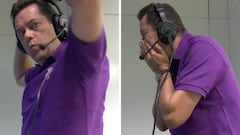 Roncero y su reacción al creer que el gol de Kroos fue del Celta