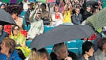 <b>EL PAISAJE. </b>La lluvia volvió a ser ayer la gran protagonista.