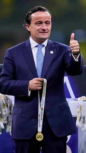 Mikel Arriola President of Liga BBVA MX during the final second leg match between America and Cruz Azul as part of the Torneo Clausura 2024 Liga BBVA MX at Azteca Stadium on May 26, 2024 in Mexico City, Mexico.