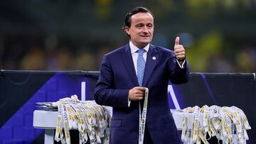 Mikel Arriola President of Liga BBVA MX during the final second leg match between America and Cruz Azul as part of the Torneo Clausura 2024 Liga BBVA MX at Azteca Stadium on May 26, 2024 in Mexico City, Mexico.