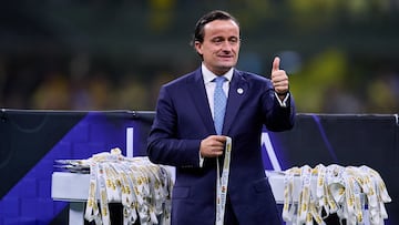 Mikel Arriola President of Liga BBVA MX during the final second leg match between America and Cruz Azul as part of the Torneo Clausura 2024 Liga BBVA MX at Azteca Stadium on May 26, 2024 in Mexico City, Mexico.