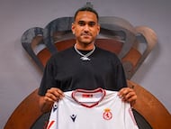 Mboula, jugador de la Cultural, quiere salir del club leonés.