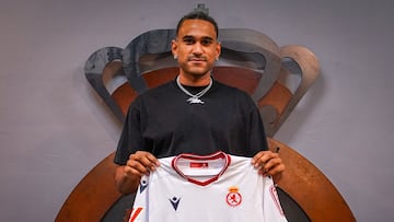 Mboula, jugador de la Cultural, quiere salir del club leonés.