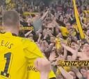 El video viral de Reus celebrando con la afición del Borussia Dortmund