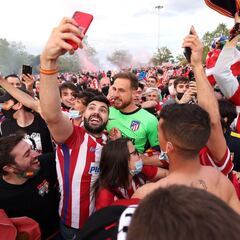 Oblak, un amistoso y de los pocos rojiblancos con mes de descanso
