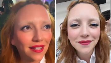 Regina Blandón sorprende al aparecer con las cejas decoloradas