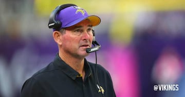 Minnesota Vikings head coach Mike Zimmer