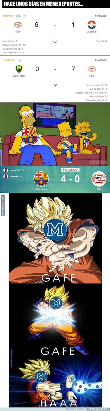 Los memes más divertidos de la jornada de Champions