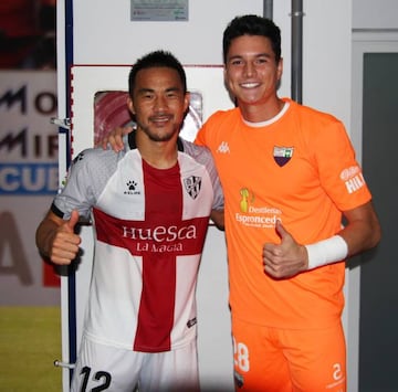 Yamaguchi y Okazaki se conocieron en el Extremadura - Huesca.