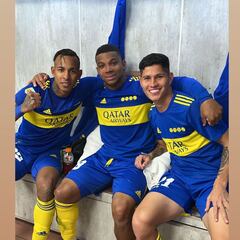 Sebastián Villa, activo en redes tras el triunfo con Boca