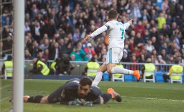 Cristiano Ronaldo celebra el 3-0.