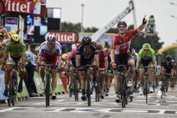 Greipel consiguió su terecera victoria en este Tour.