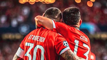 Enzo Fernández y Nicolás Otamendi son jugadores de Champions