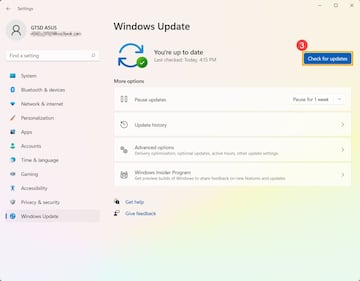 Opciones para restablecer Windows a una versión anterior en caso de problemas.