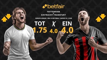 Tottenham Hotspur vs. Eintracht Frankfurt: horario, dónde ver, pronósticos y cuadro