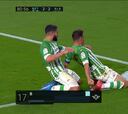 Joaquín y su bonito golazo de cabeza en el Betis-Alavés