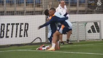 Bellingham and Mbappé wow Real Madrid fans with epic celebration