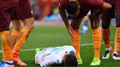Susto de Mertens: cambiado por lesión a tres días del Madrid