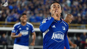 Daniel Cataño le dio el triunfo a Millonarios ante América de Cali en la cuarta jornada de los cuadrangulares de la Liga BetPlay.