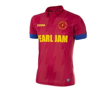 Pearl Jam sorprende con nuevo diseño de camiseta de la Roja