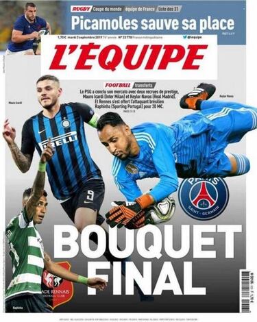 El PSG, el más beneficiado del último día de mercado