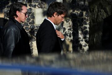 Louis Tomlinson, exintegrante de Onde Direction, llega al funeral de Liam Payne