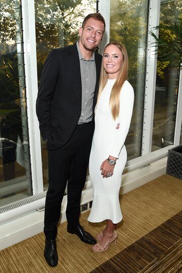 Caroline Wozniacki y David Lee.