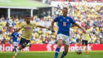 El brasileño jugó un Clásico Joven con el Cruz Azul