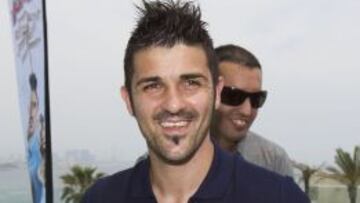 ROJIBLANCO. Villa vestirá de rojiblanco la próxima temporada, con opción a otras dos.