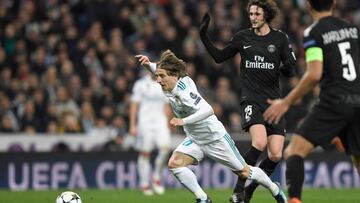 El PSG recurre la tarjeta a Rabiot por una falta inexistente a Modric